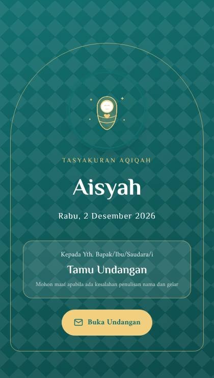 Desain AQ-004 Lentera Medali