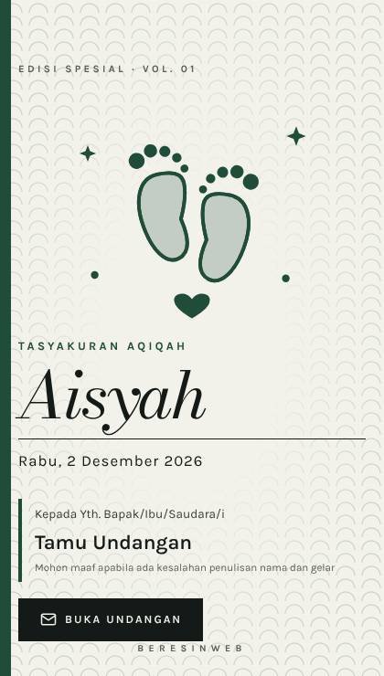 Desain AQ-035 Editorial Klasik
