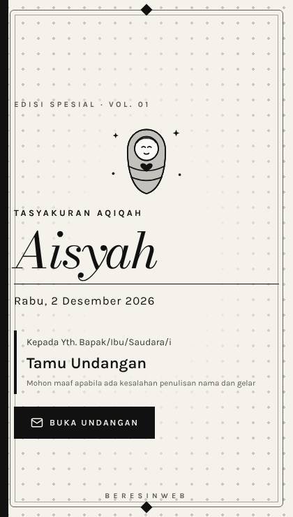 Desain AQ-055 Editorial Bingkai