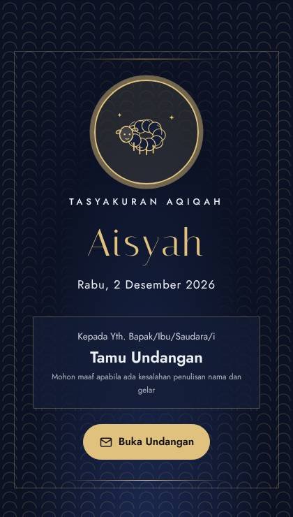 Desain AQ-057 Gold Night Medali