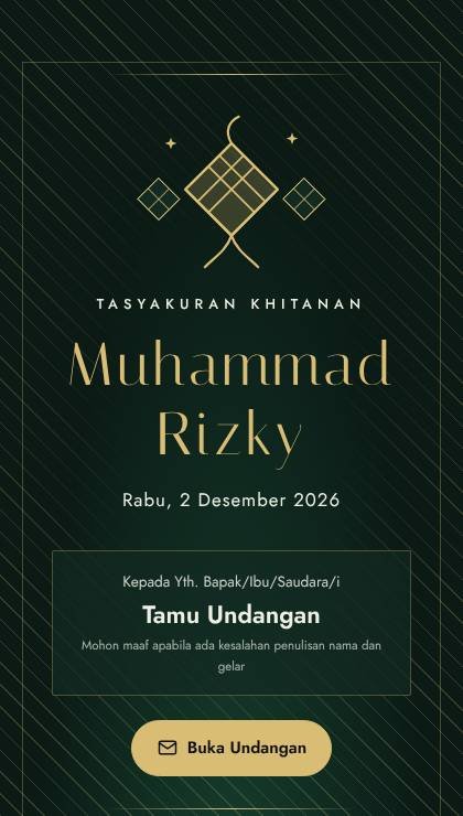 Desain KH-054 Gold Night Klasik