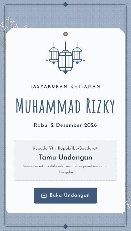 Desain KH-069 Rustic Bingkai