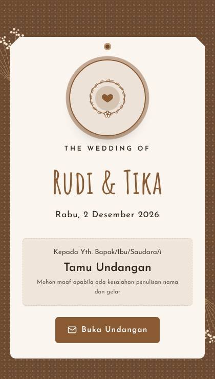 Desain PN-004 Rustic Medali