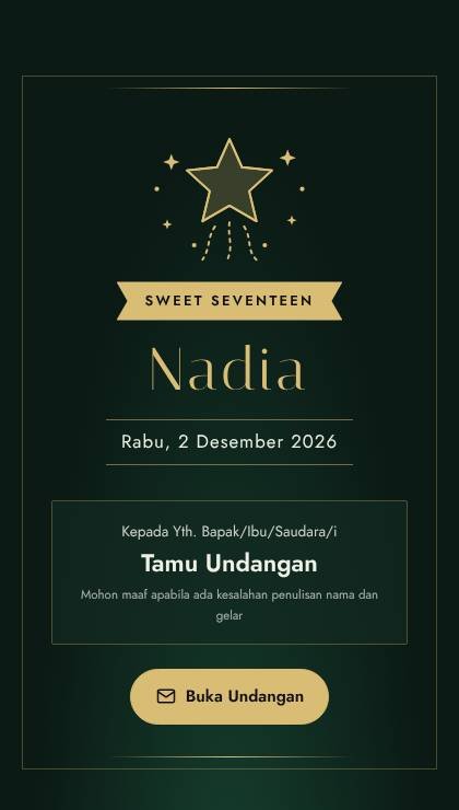 Desain UT-005 Gold Night Pita