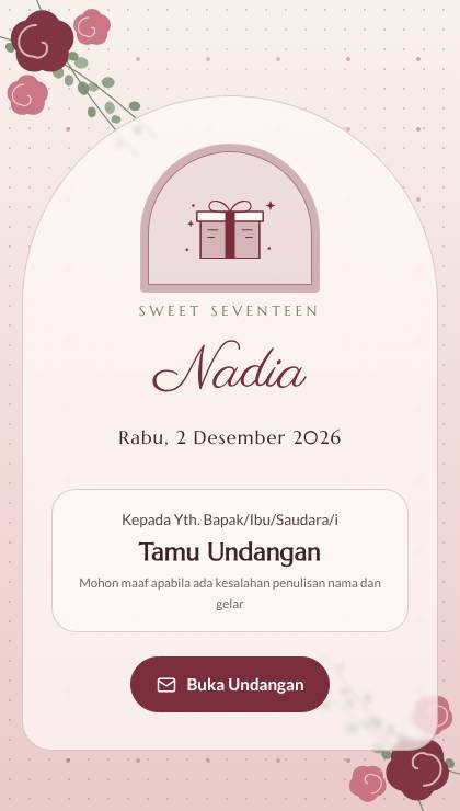 Desain UT-013 Mawar Jendela