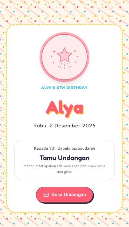 Desain UT-028 Pesta Ceria Medali