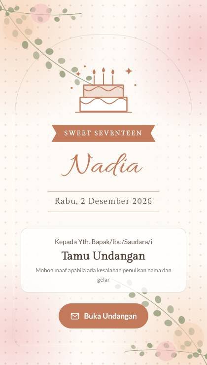 Desain UT-034 Botani Pita