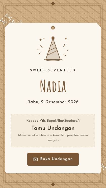 Desain UT-055 Rustic Bingkai
