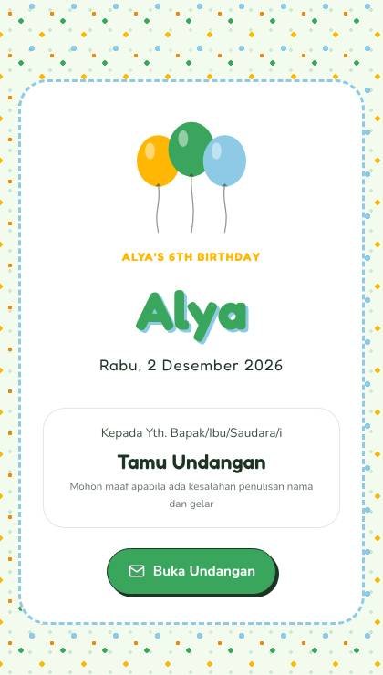 Desain UT-068 Pesta Ceria Klasik