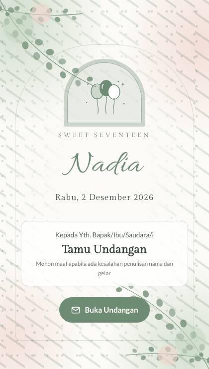 Desain UT-094 Botani Jendela