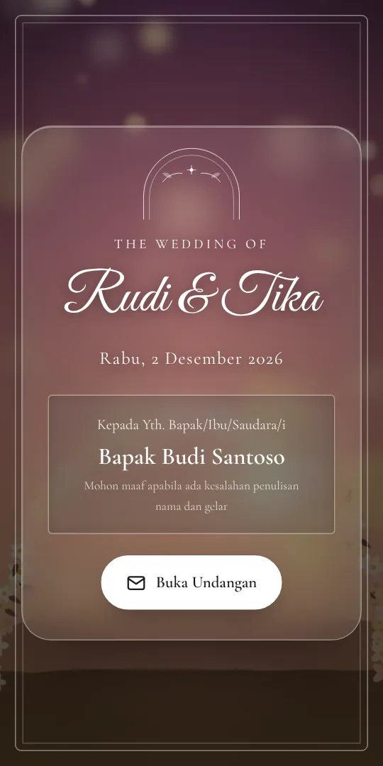 Contoh tampilan Premium